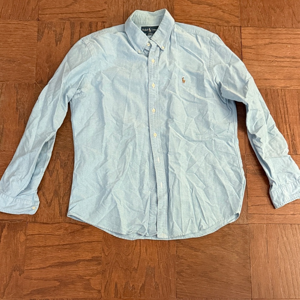 Ralph Lauren Light Blue Casual Button Down Shirt